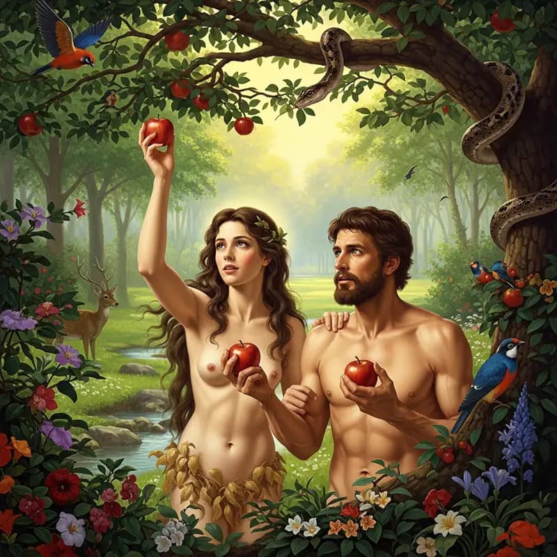 Adventures in the Garden: The Adam and Eve Creation Story....Bible story for kids/adults